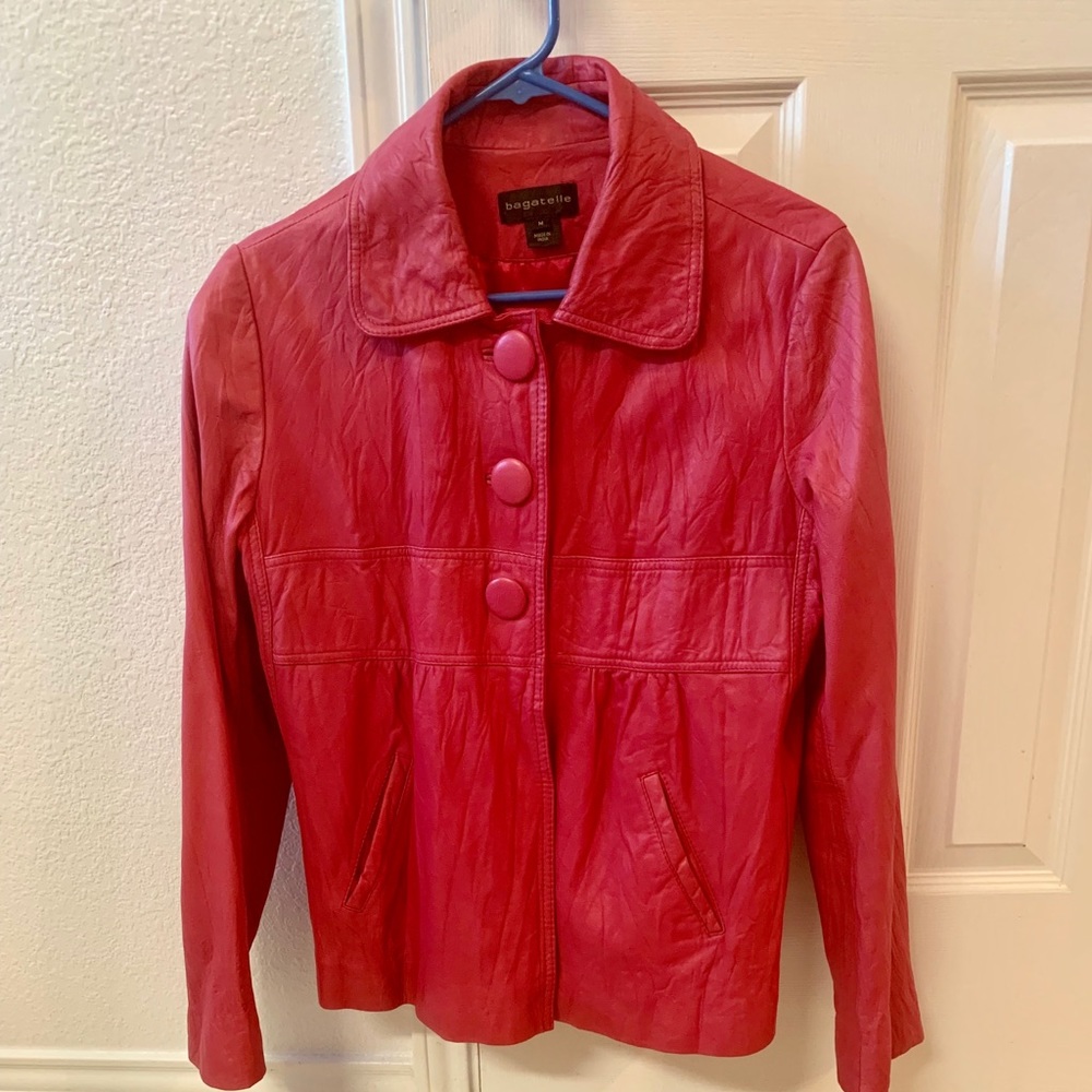 Leather women’s jacket